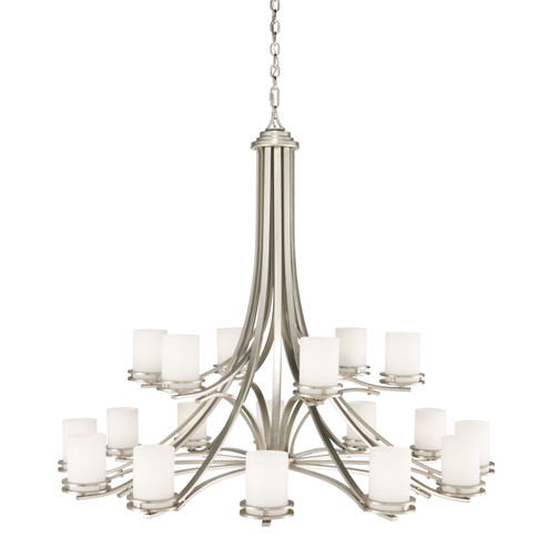 Hendrik 18 Light Chandelier in Brushed Nickel (12|1873NI)
