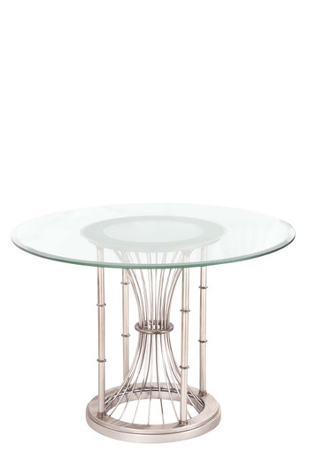 Bal Harbour Dining Table in Pearl Silver (33|800102PS)