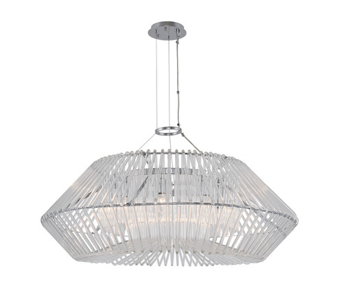 Taza Nine Light Pendant in Chrome (33|508453CH)
