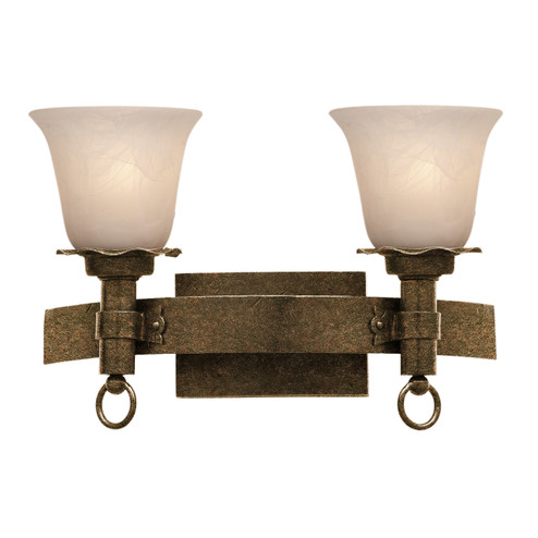 Americana Two Light Bath in Antique Copper (33|4202AC/1219)