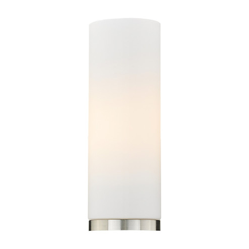 Downtown Urban Glass in Cased Matte White Boreas (405|G617-8WH)