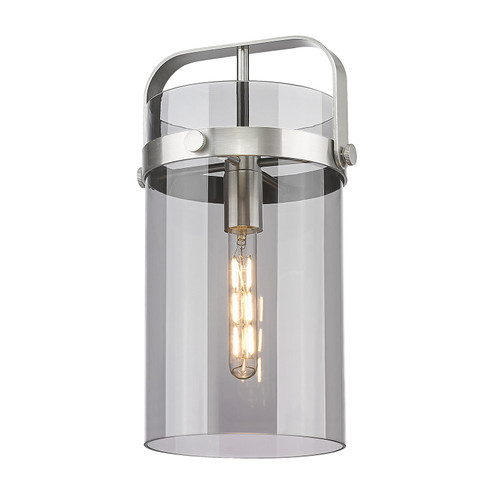 Downtown Urban Glass in Light Smoke Pilaster (405|G413-1S-8SM)
