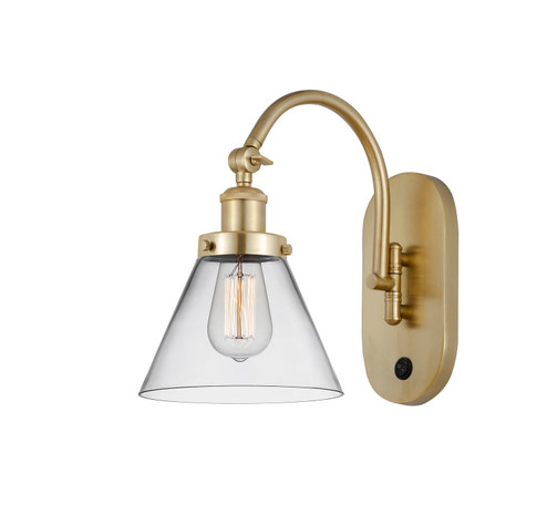 Franklin Restoration One Light Swing Arm in Satin Gold (405|918-1W-SG-G42)