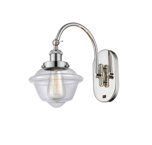Franklin Restoration One Light Swing Arm in Polished Nickel (405|918-1W-PN-G532)