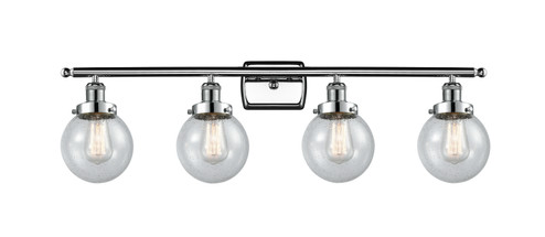 Ballston Urban LED Bath Vanity in Polished Chrome (405|916-4W-PC-G204-6-LED)