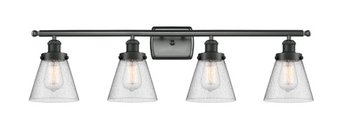 Ballston Urban Four Light Bath Vanity in Matte Black (405|916-4W-BK-G64)