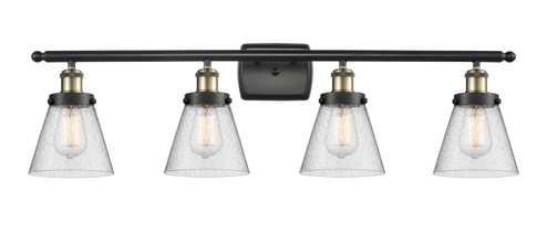 Ballston Urban LED Bath Vanity in Black Antique Brass (405|916-4W-BAB-G64-LED)