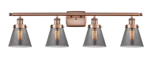 Ballston Urban LED Bath Vanity in Antique Copper (405|916-4W-AC-G63-LED)