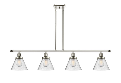 Ballston Urban LED Island Pendant in Polished Nickel (405|916-4I-PN-G44-LED)