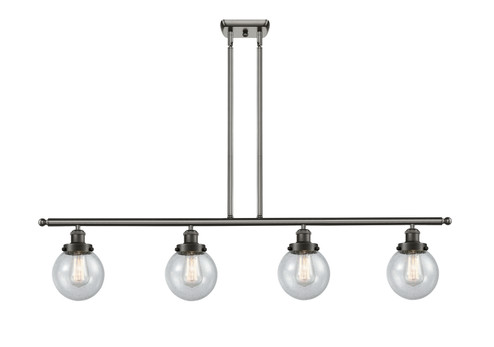 Ballston Urban LED Island Pendant in Oil Rubbed Bronze (405|916-4I-OB-G204-6-LED)