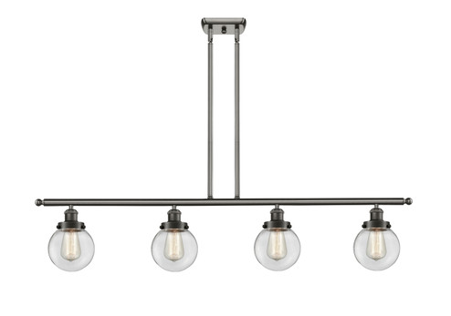 Ballston Urban LED Island Pendant in Oil Rubbed Bronze (405|916-4I-OB-G202-6-LED)