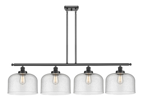 Ballston Urban Four Light Island Pendant in Matte Black (405|916-4I-BK-G74-L)