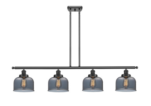 Ballston Urban Four Light Island Pendant in Matte Black (405|916-4I-BK-G73)