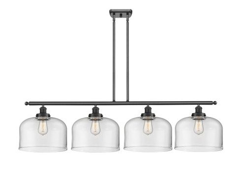 Ballston Urban Four Light Island Pendant in Matte Black (405|916-4I-BK-G72-L)