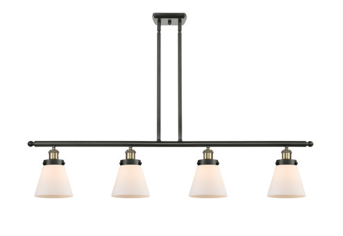 Ballston Urban Four Light Island Pendant in Black Antique Brass (405|916-4I-BAB-G61)