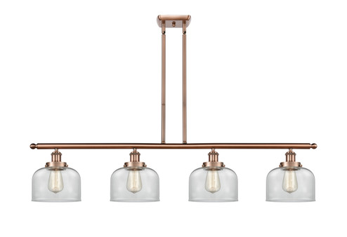 Ballston Urban Four Light Island Pendant in Antique Copper (405|916-4I-AC-G72)