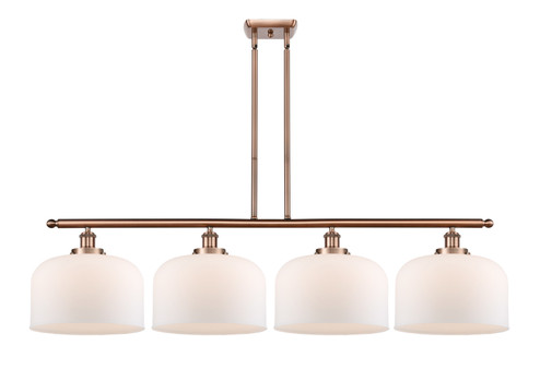 Ballston Urban Four Light Island Pendant in Antique Copper (405|916-4I-AC-G71-L)