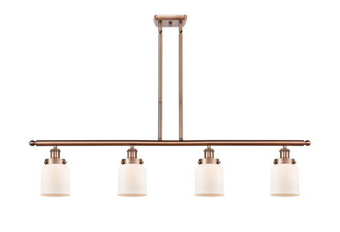 Ballston Urban Four Light Island Pendant in Antique Copper (405|916-4I-AC-G51)