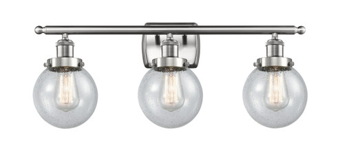 Ballston Urban LED Bath Vanity in Brushed Satin Nickel (405|916-3W-SN-G204-6-LED)