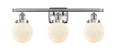 Ballston Urban LED Bath Vanity in Brushed Satin Nickel (405|916-3W-SN-G201-6-LED)