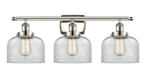 Ballston Urban Three Light Bath Vanity in Polished Nickel (405|916-3W-PN-G72)