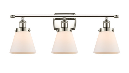Ballston Urban Three Light Bath Vanity in Polished Nickel (405|916-3W-PN-G61)