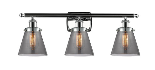 Ballston Urban LED Bath Vanity in Polished Chrome (405|916-3W-PC-G63-LED)