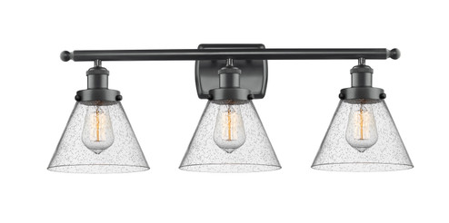 Ballston Urban Three Light Bath Vanity in Matte Black (405|916-3W-BK-G44)