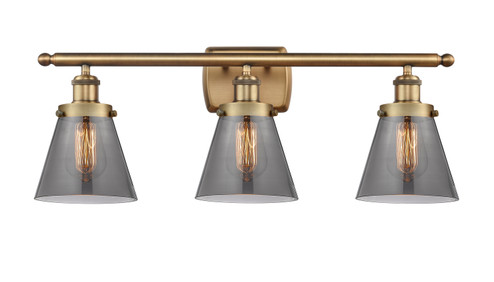 Ballston Urban LED Bath Vanity in Brushed Brass (405|916-3W-BB-G63-LED)