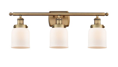 Ballston Urban LED Bath Vanity in Brushed Brass (405|916-3W-BB-G51-LED)