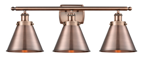 Ballston Urban Three Light Bath Vanity in Antique Copper (405|916-3W-AC-M13-AC)