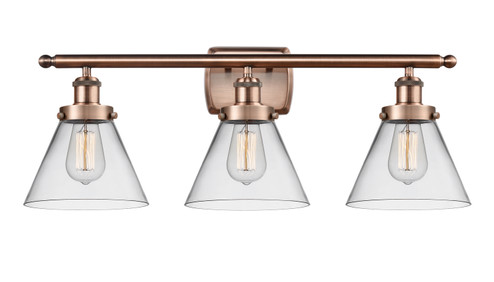 Ballston Urban LED Bath Vanity in Antique Copper (405|916-3W-AC-G42-LED)