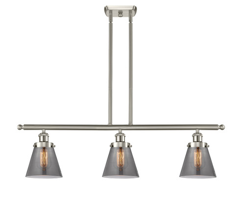 Ballston Urban LED Island Pendant in Brushed Satin Nickel (405|916-3I-SN-G63-LED)