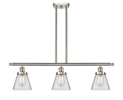 Ballston Urban Three Light Island Pendant in Brushed Satin Nickel (405|916-3I-SN-G62)