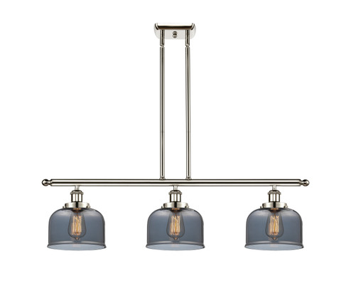 Ballston Urban Three Light Island Pendant in Polished Nickel (405|916-3I-PN-G73)