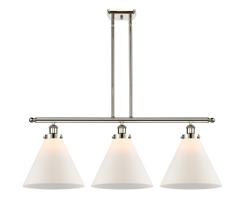 Ballston Urban Three Light Island Pendant in Polished Nickel (405|916-3I-PN-G41-L)