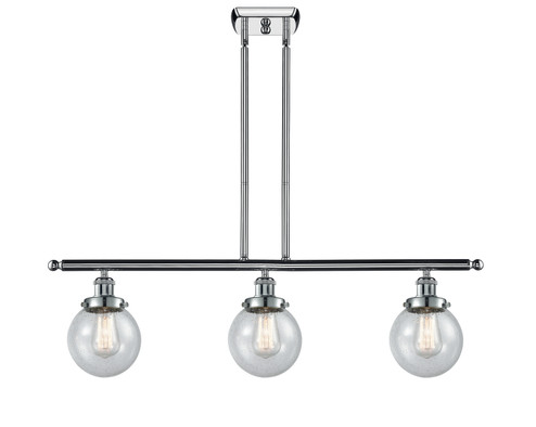 Ballston Urban Three Light Island Pendant in Polished Chrome (405|916-3I-PC-G204-6)