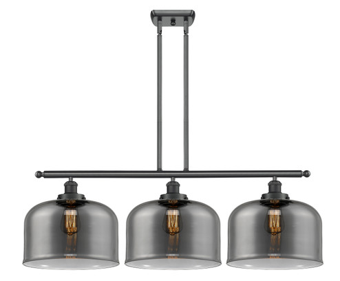 Ballston Urban Three Light Island Pendant in Matte Black (405|916-3I-BK-G73-L)