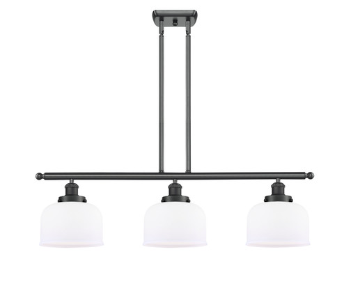 Ballston Urban Three Light Island Pendant in Matte Black (405|916-3I-BK-G71)