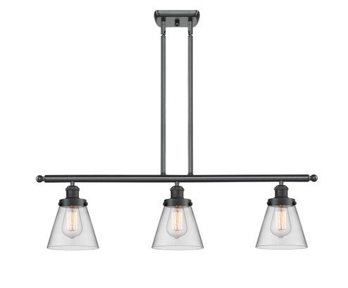 Ballston Urban Three Light Island Pendant in Matte Black (405|916-3I-BK-G62)