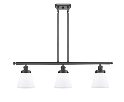 Ballston Urban Three Light Island Pendant in Matte Black (405|916-3I-BK-G61)