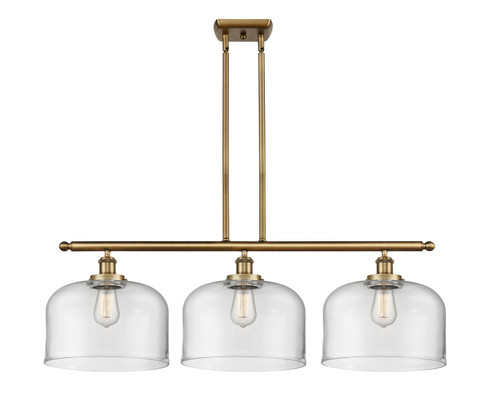 Ballston Urban Three Light Island Pendant in Brushed Brass (405|916-3I-BB-G72-L)