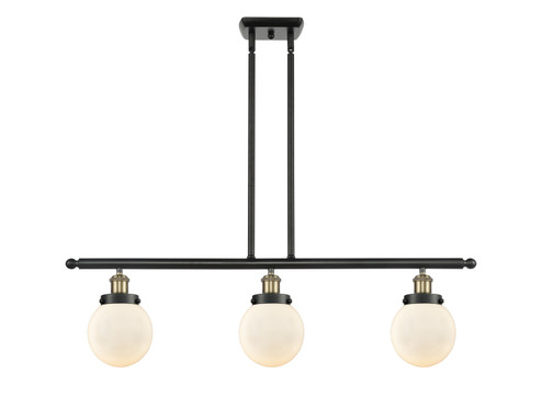 Ballston Urban Three Light Island Pendant in Black Antique Brass (405|916-3I-BAB-G201-6)