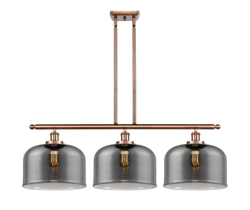 Ballston Urban Three Light Island Pendant in Antique Copper (405|916-3I-AC-G73-L)