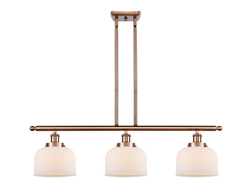 Ballston Urban Three Light Island Pendant in Antique Copper (405|916-3I-AC-G71)