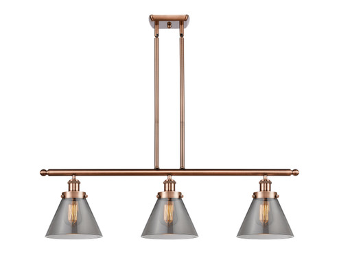 Ballston Urban LED Island Pendant in Antique Copper (405|916-3I-AC-G43-LED)