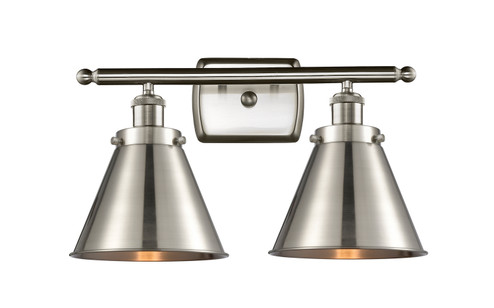 Ballston Urban LED Bath Vanity in Brushed Satin Nickel (405|916-2W-SN-M13-SN-LED)