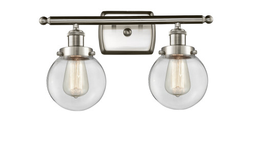 Ballston Urban Two Light Bath Vanity in Brushed Satin Nickel (405|916-2W-SN-G202-6)