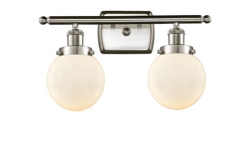 Ballston Urban LED Bath Vanity in Brushed Satin Nickel (405|916-2W-SN-G201-6-LED)