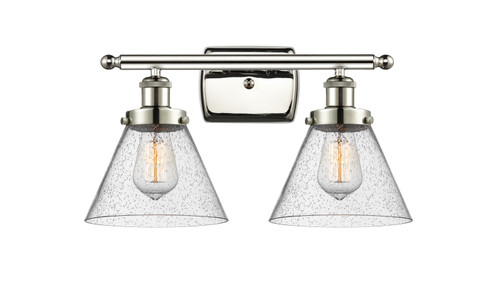 Ballston Urban Two Light Bath Vanity in Polished Nickel (405|916-2W-PN-G44)